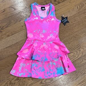 Pixielane Pink and Blue Sleeveless Dress 2T NWT